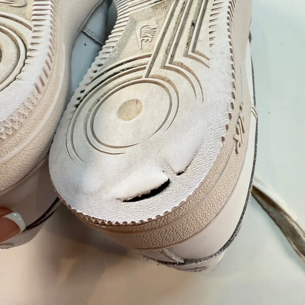 Nike Air Force 1 Low White Sneakers Youth Size 7Y Athletic Shoes
